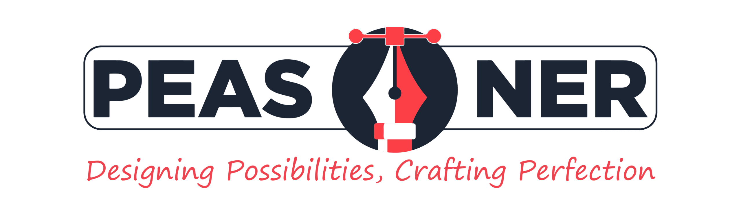 Peasner Logo - Designing Possibilities, Crafting perfection