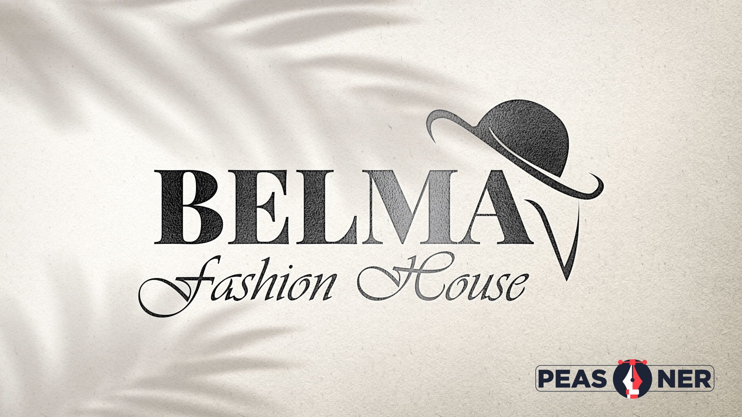 Belma Fashion House logo design - By Peasner Creatives