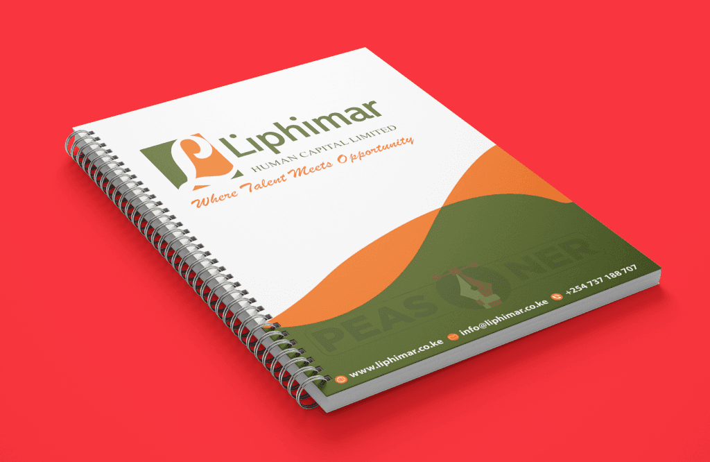 Liphimar Custom notebook Mockup Cover