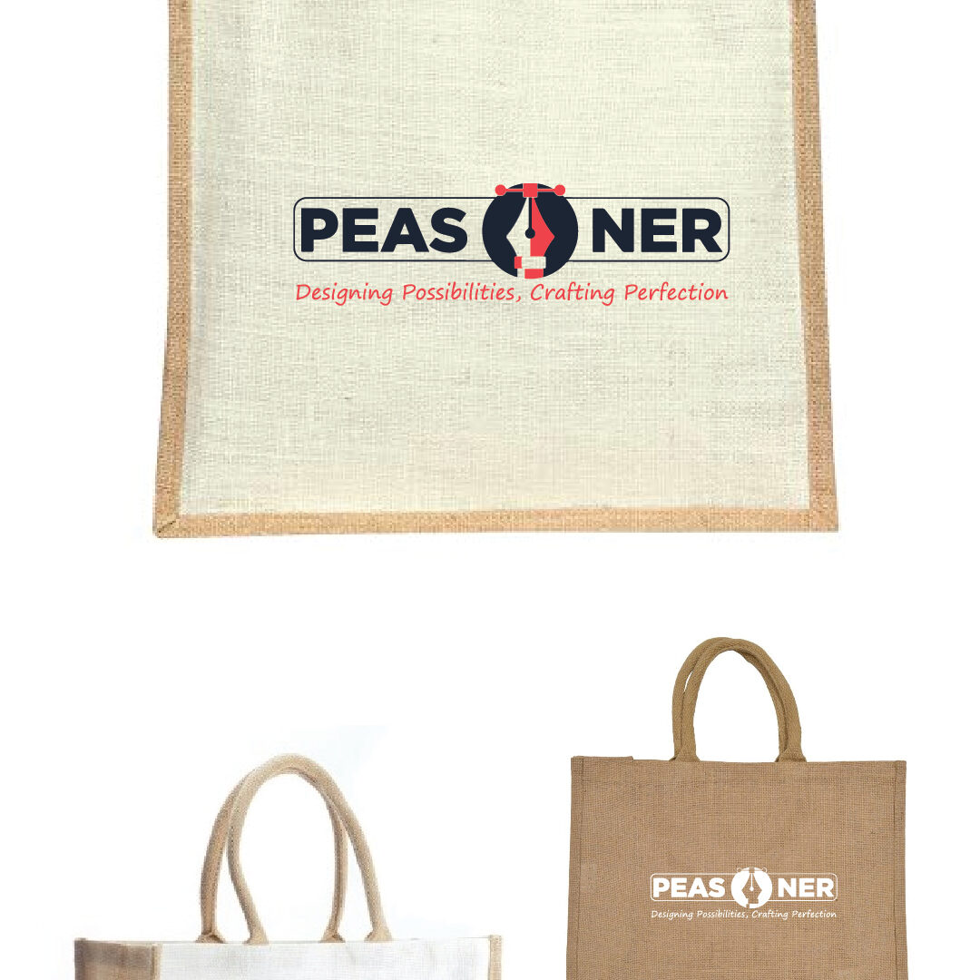 Peasner Creatives Jute Bags