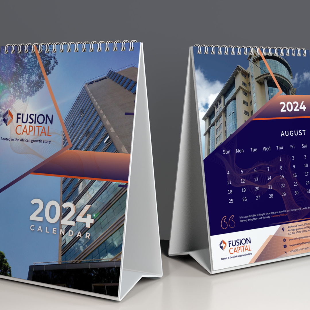 Fusion - Peasner - Desk_Calendar design _Mockups