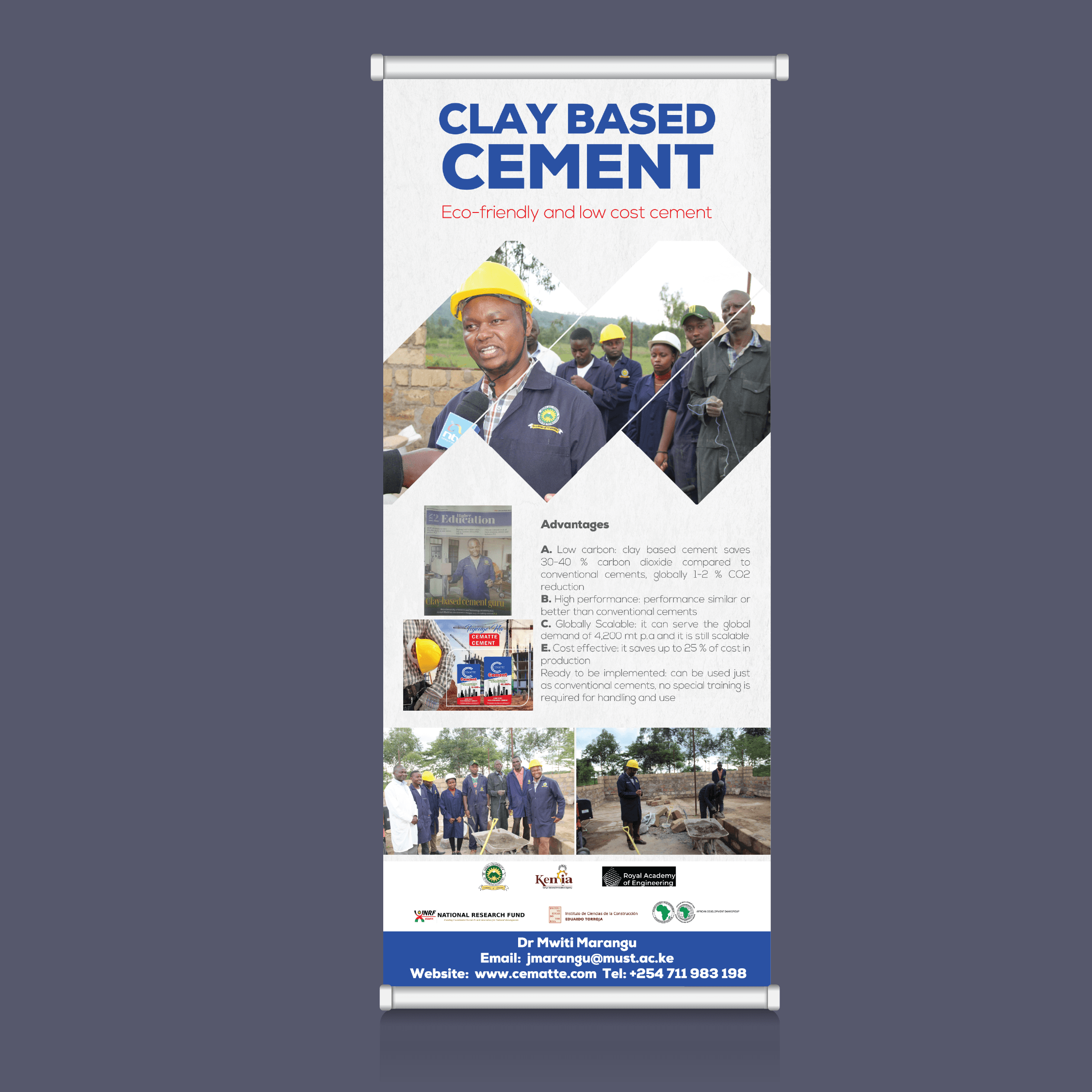 Must - Cemek Roll up Banner mockup