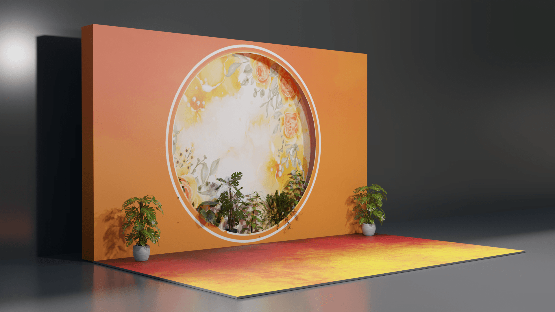 Peasner - Sangeet Inspired Backdrop